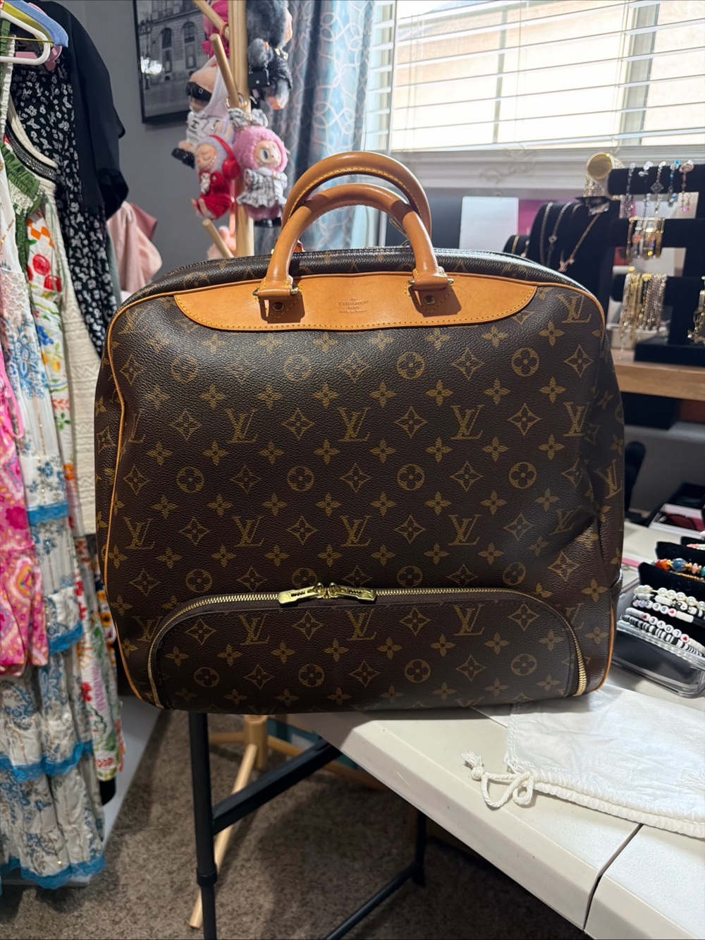Louis Vuitton Evasion Travel Tote with COA